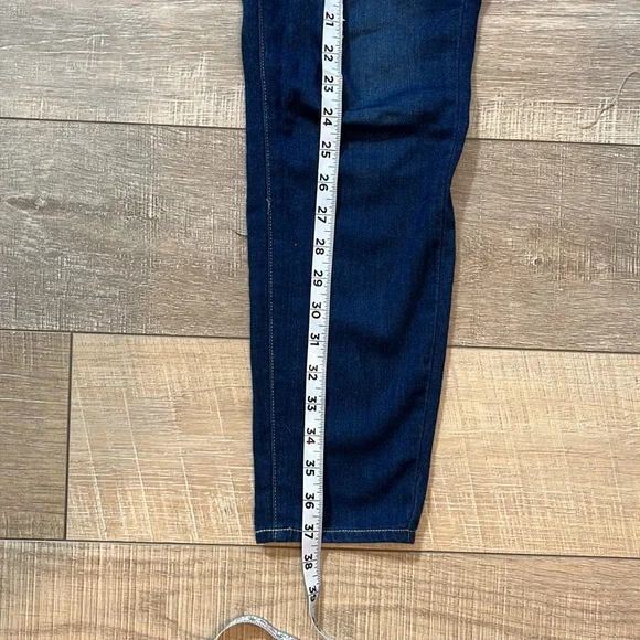 Paige jeans darker denim hoxton ankle stretchy skinny jeans 26 - Picture 10 of 15